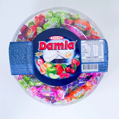 http://atiyas.techluminous.com/public/storage/photos/1/PRODUCT 5/Tayas Damla Soft Candy With Fruit 1000g.jpg
